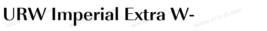 URW Imperial Extra W字体转换
